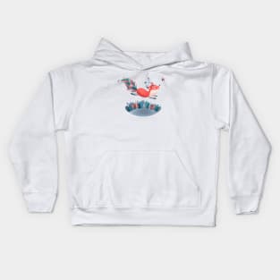 Fox and ladybug Kids Hoodie